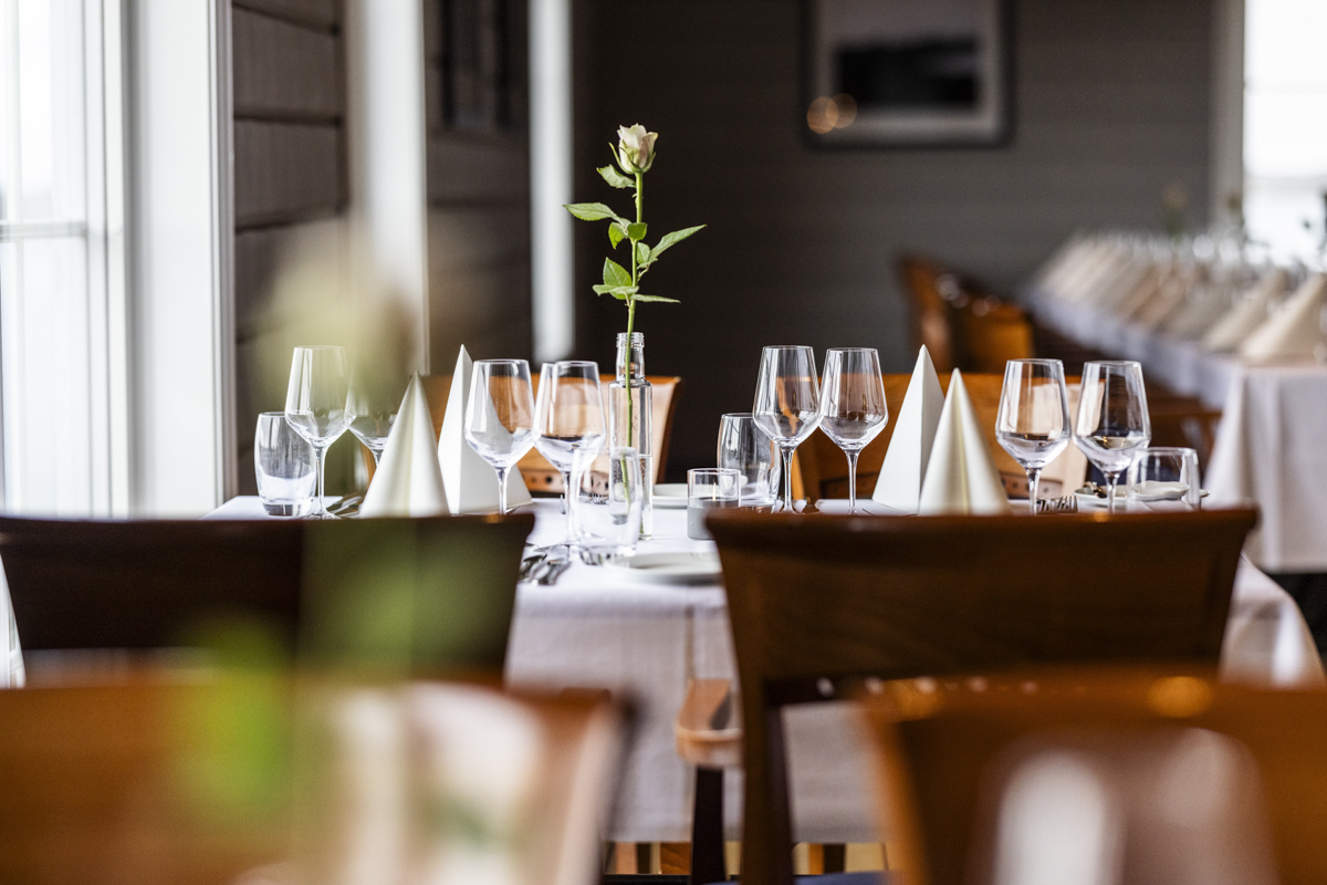 Oppdekt i Restaurant Sjøhuset